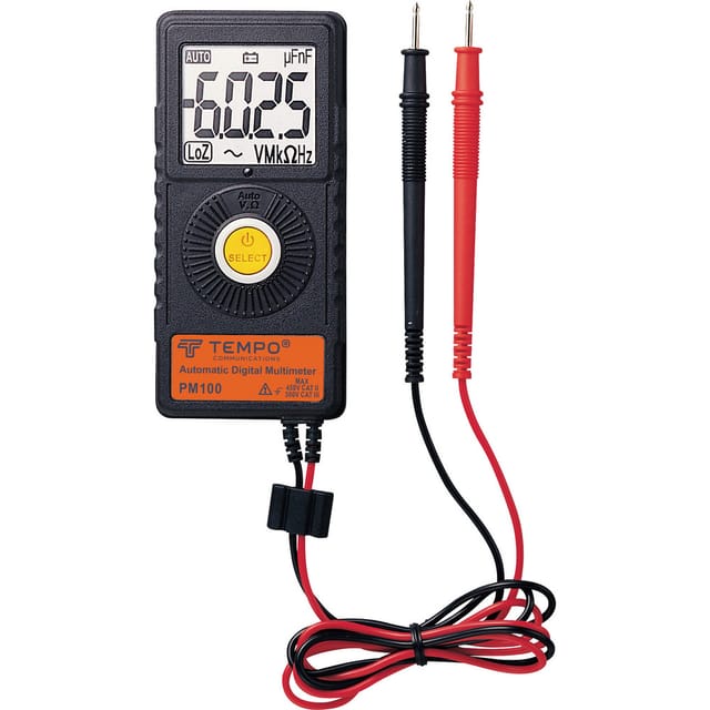 PM100 Hand-Multimeter digital cat iii 300 v Anzeige (Counts): 6000 - Tempo Communications