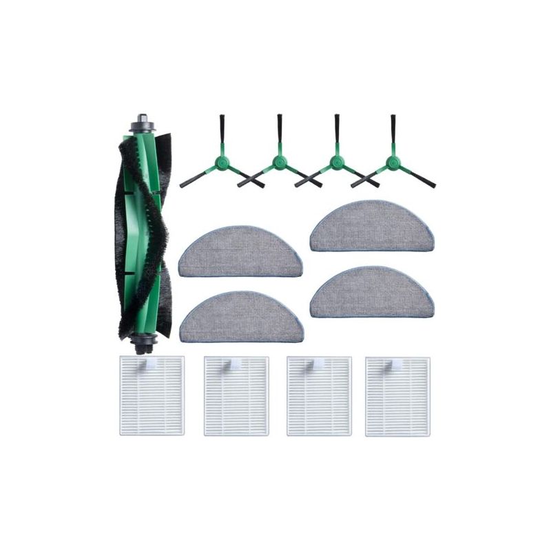 13-teiliges Zubehörset Für Irobot Roomba: 1 Hauptbürste, 4 Pads, 4 Filter, 4 Seitenbürsten
