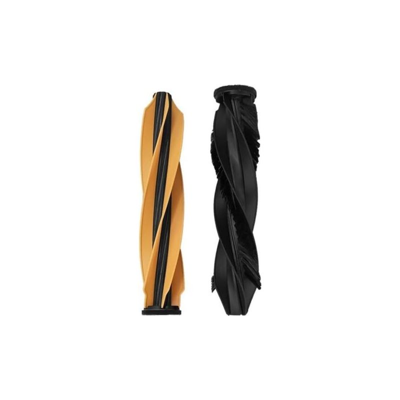 Set Mit 6 Ersatz-doppelwalzenbürsten Für Den Dreame Saugroboter X50 Pro, Weiches Silikon Und Borsten Für Tierhaare, Inklusive Installationszubehör