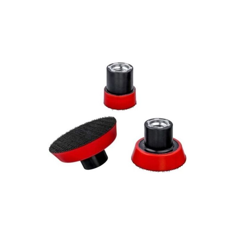 3-teiliges Schleifpad-set (30 Mm, 50 Mm, 75 Mm) Mit Klettverschluss, Selbstklebend, Für Poliermaschinen, Bohrmaschinen Und Winkelschleifer