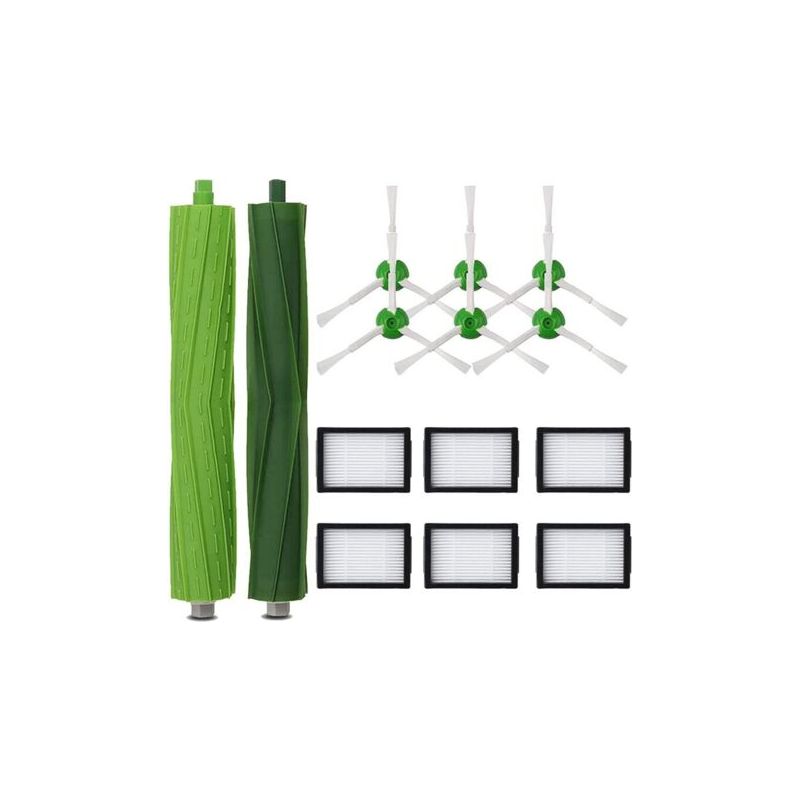 Zubehörset Für Roomba E5 E6 I3 I3+ I7 J7 J7+ E5154 E5158, Inklusive Eines Kompletten Ersatzteilsets Mit Seitenbürsten, Filtern Usw.
