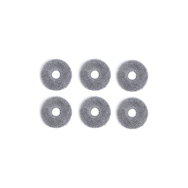6 Waschbare/wiederverwendbare Reinigungstücher Für Deebot T30 Pro Omni / T30 Omni Saugroboter, Originalzubehör