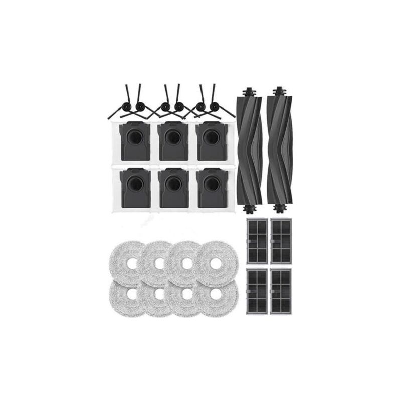 Set Mit 26 Zubehörteilen Für Dreame X40 Ultra-l40 Ultra-x40 Master Saugroboter - Aqsacokiya - Bürsten, Beutel, Reinigungstücher