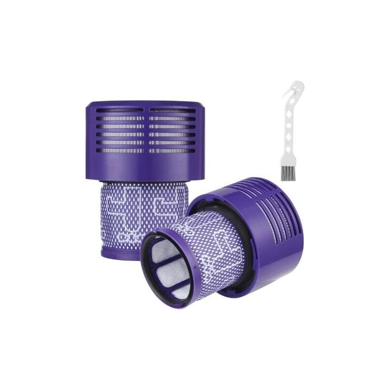 2 Filter Für Dyson V10, Mit 1 Reinigungsbürste, Waschbarer Ersatzfilter Für Dyson V10 Cyclone Serie, V10 Absolute, V10 Animal, V10 Total Clean, V10 Motorhead (v10-2pcs)