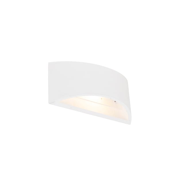 Moderne Wandleuchte Weiß 20cm mit Lichteffekt - Tum