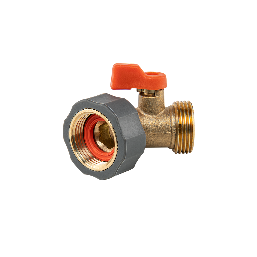 Absperrventil Winkelanschluss Ig 3/4" Ag 3/4" Brass Soft Kugelhahn Messing Wasserhahnanschluss Br-s2232