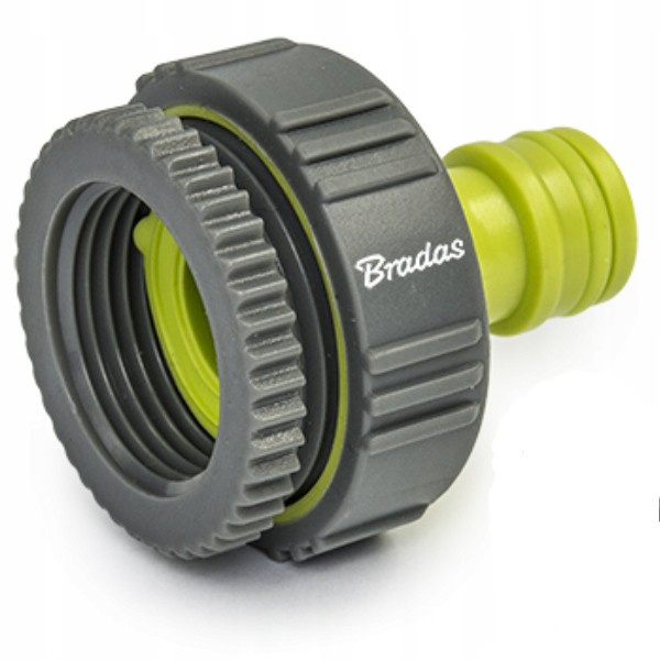 Hahnanschluß 3/4" - 1/2" Schlauchverbinder Schlauchkupplung Schlauchanschluss Adapter Bradas 3591