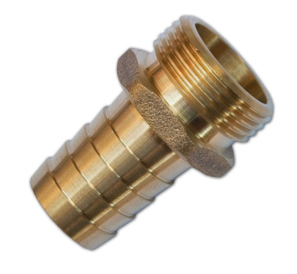 Schlauchtülle 13mm Ag 1/2" Messing Bradas 3349