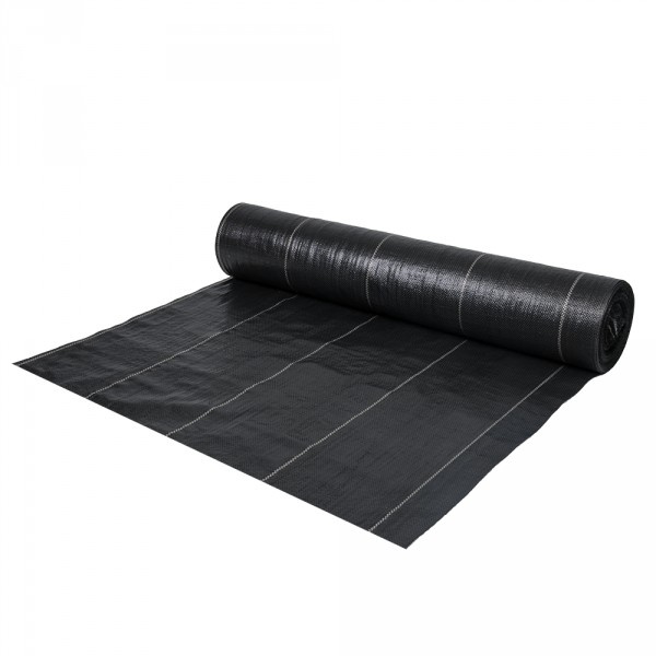 Unkrautvlies Gartenvlies Bodengewebe Beetvlies Unkrautfolie Schwarz 135g/m2 0,6 X 100m 0079