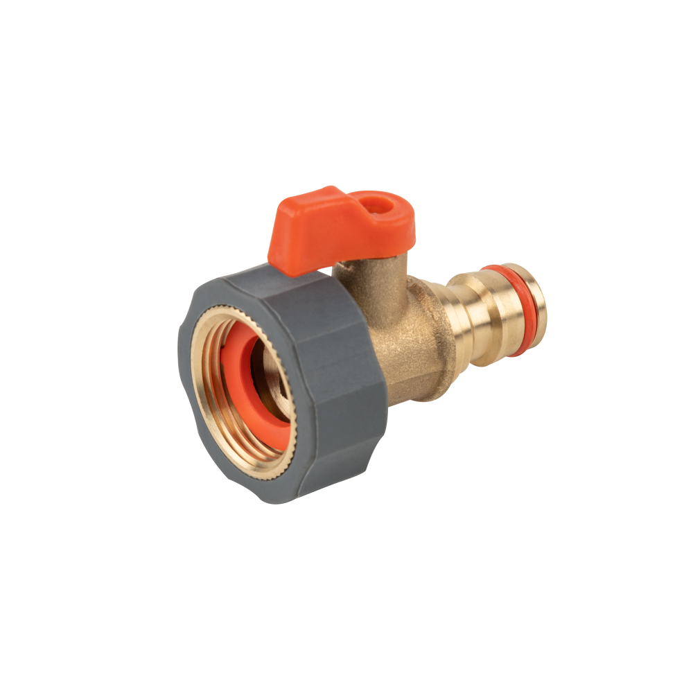 Absperrventil Ig 3/4" Brass Soft Mit Schnellkupplungsanschluss Kugelhahn Messing Wasserhahnanschluss Br-s2230
