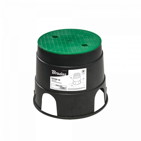 Ventilbox Verteilerkasten Rund Groß, Durchmesser 30cm