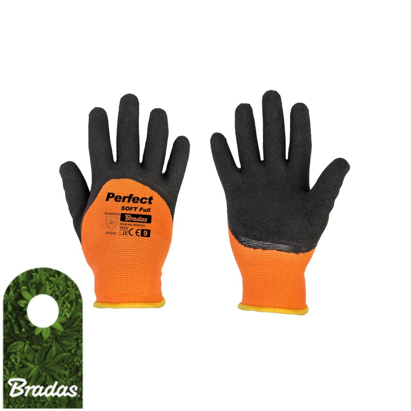 Gartenhandschuhe Schutzhandschuhe Perfect Soft Full Arbeitshandschuhe Latex Größe 9 Bradas 1732