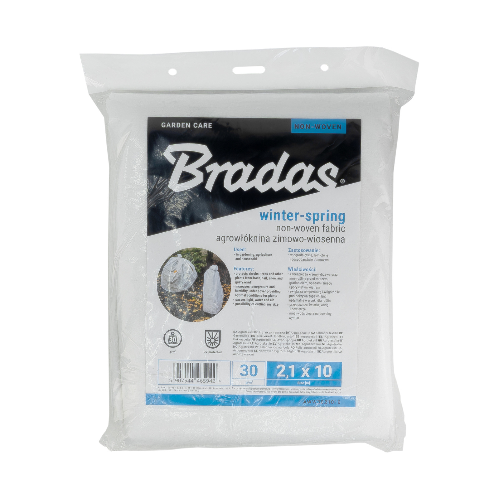Wintervlies Frühbeetvlies 30g 2,1x10m Weiß Gartenvlies Pflanzvlies Kälteschutz Für Pflanzen Gemüse Blumen Aww3021010