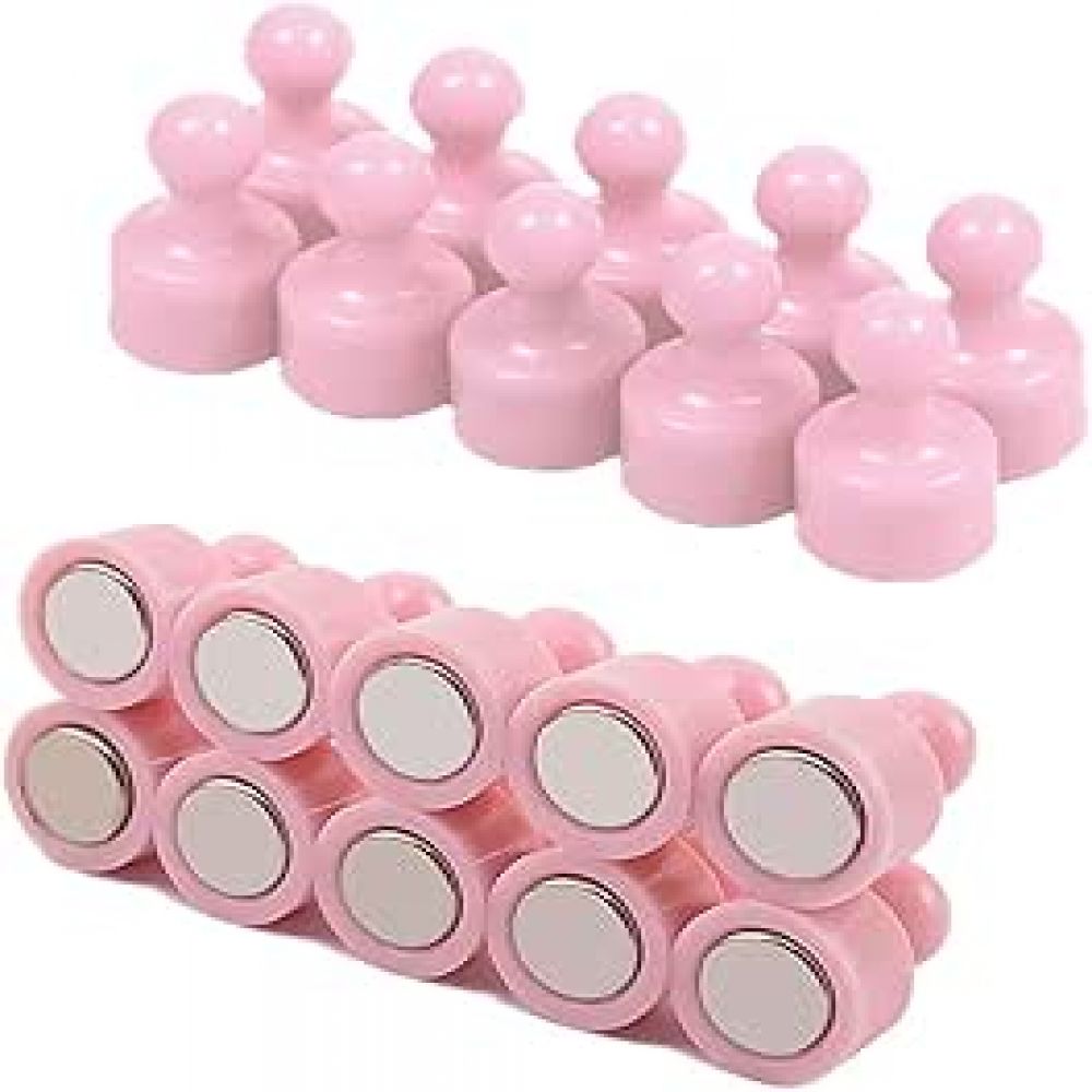 Starke Reißzweckmagnete, Kleine Runde Whiteboard-magnete - Rosa, Kleine Größe 1220 (packung Mit 102 Stück)