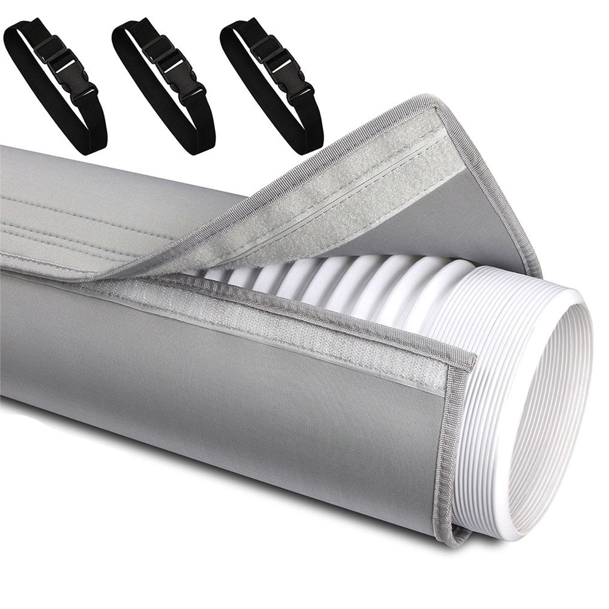 Isolierschlauch Für Tragbare Klimaanlagenschläuche – 152 Cm X 127 Cm – 3-lagiges Eva-material – Passend Für 127-mm- Und 150-mm-schläuche – 1 Stück