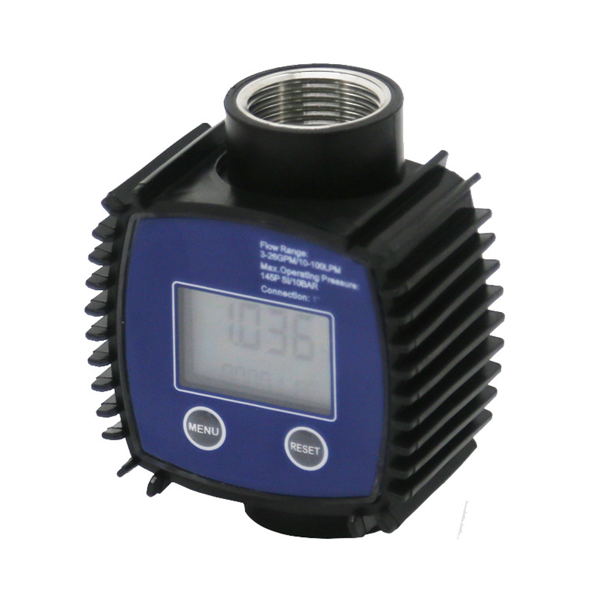Wasserdurchflussmesser, Digitale Durchflusssensoren, 1″-kraftstoffzähler Mit Lcd-bildschirm Für Wasser, Diesel Und Flüssige Chemikalien