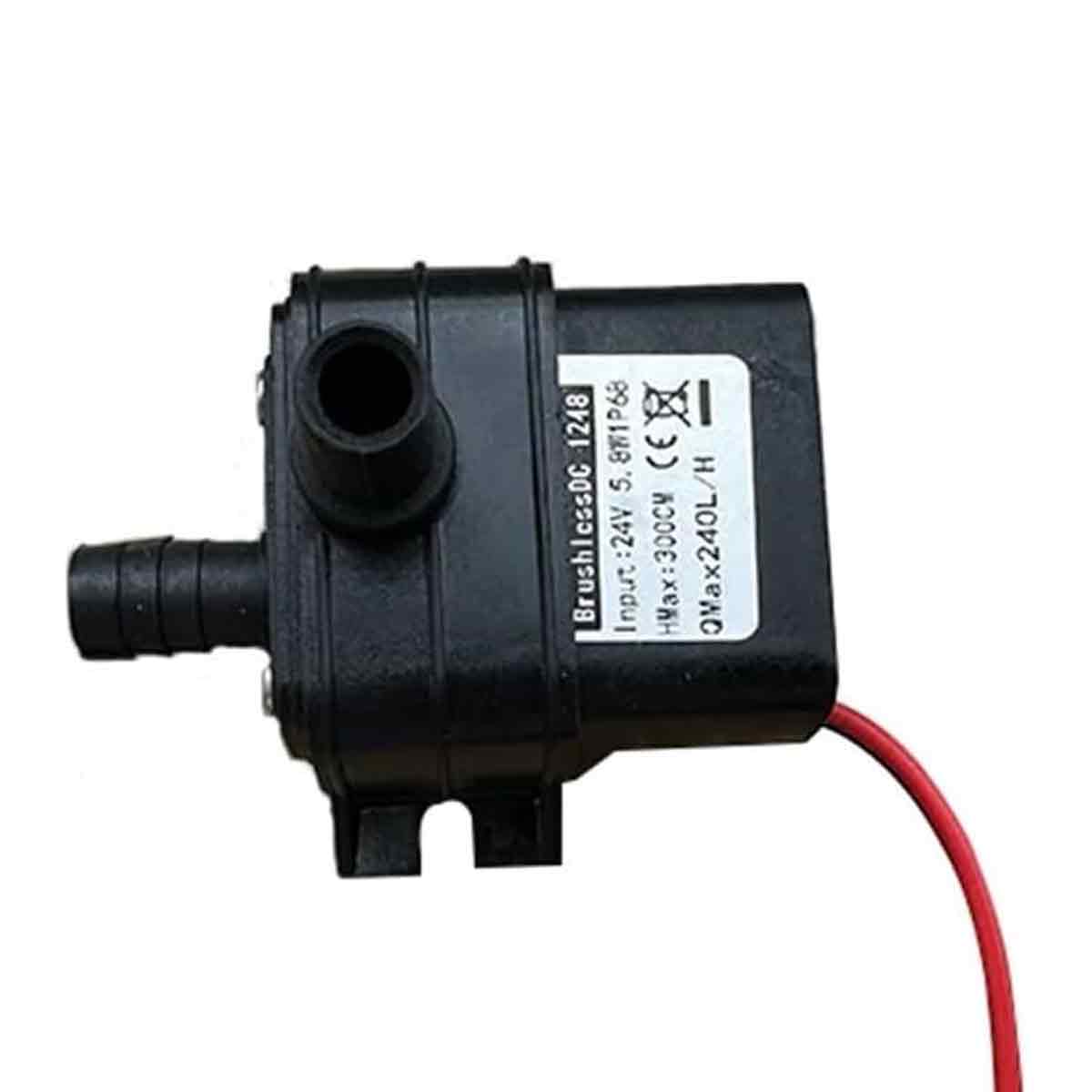 240 L/h Wasserpumpe, 12 V/24 V Gleichstrommotor (bürstenlos), Leise Tauchpumpe, Keramikwelle, Garten/pool