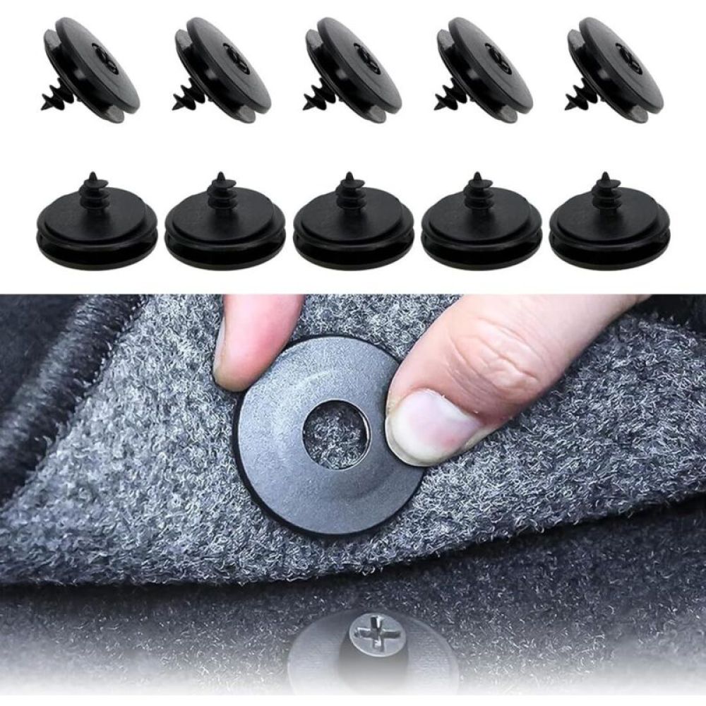 10-teiliger Universeller Automattenhalter, 3-in-1-clip Zur Befestigung Von Auto- Und Teppichmatten, Geeignet Für Teppiche, Druckknopfbefestigung, C