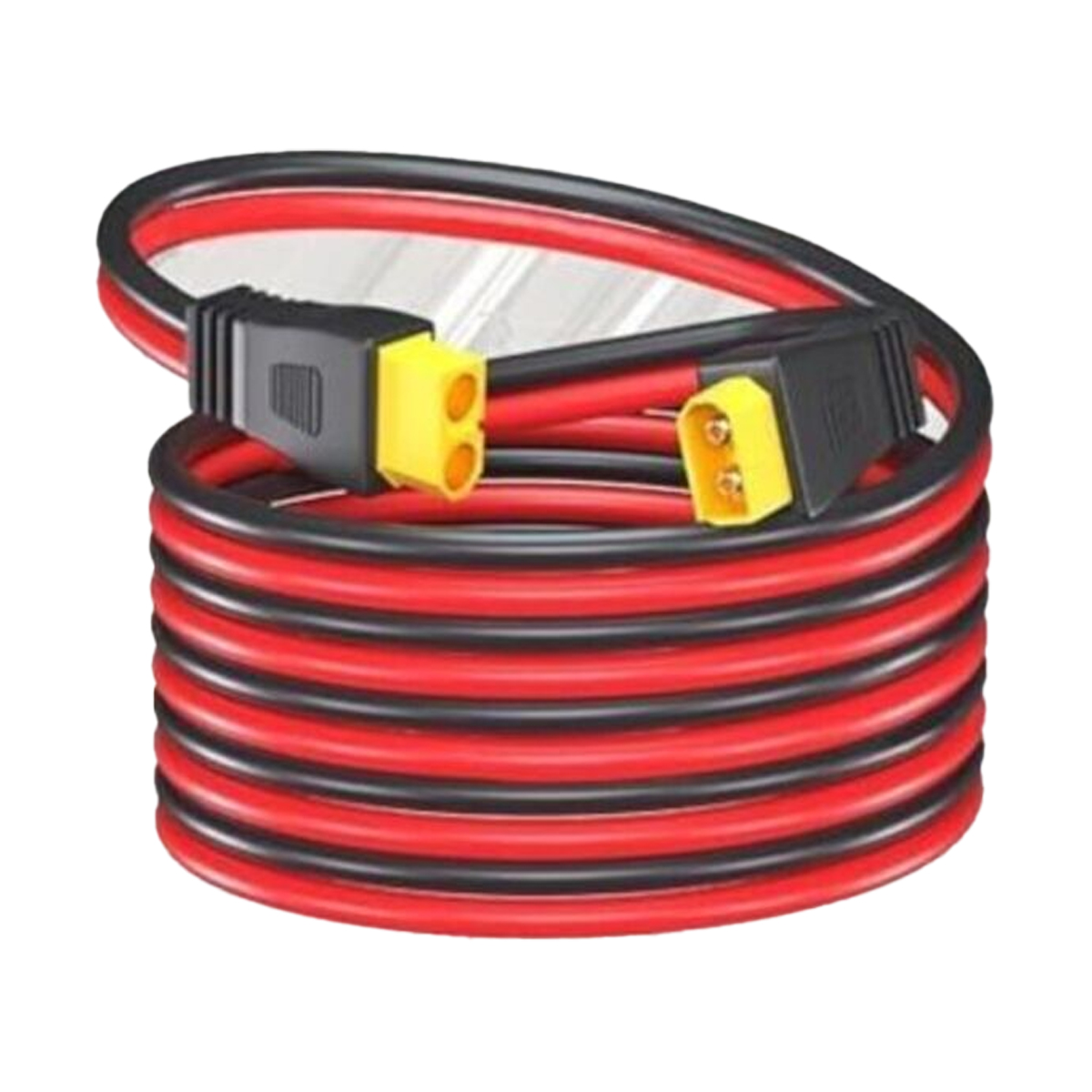 Xt60-verlängerungskabel Mit Stecker: 12awg Xt60-verlängerungskabel (stecker Auf Buchse), Kompatibel Mit Solarmodulen, Rc-batterien Und Solargeneratoren (3 Meter)