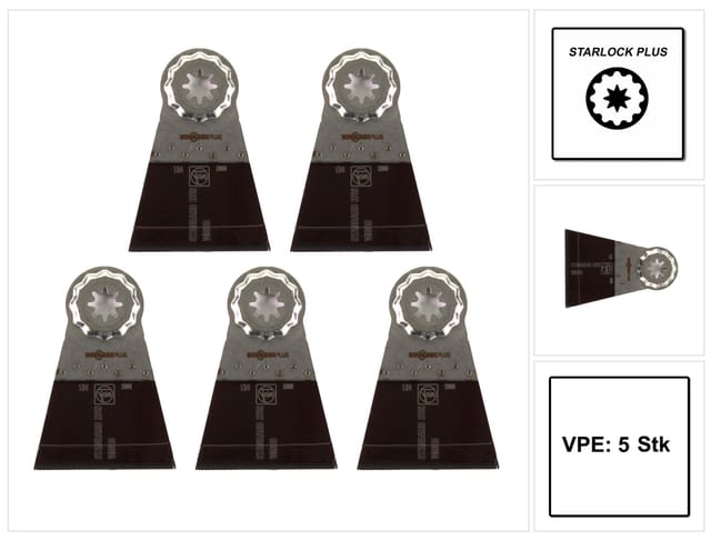 Fein - 5x E-Cut Standard Sägeblatt StarlockPlus 65 mm - 63502134230