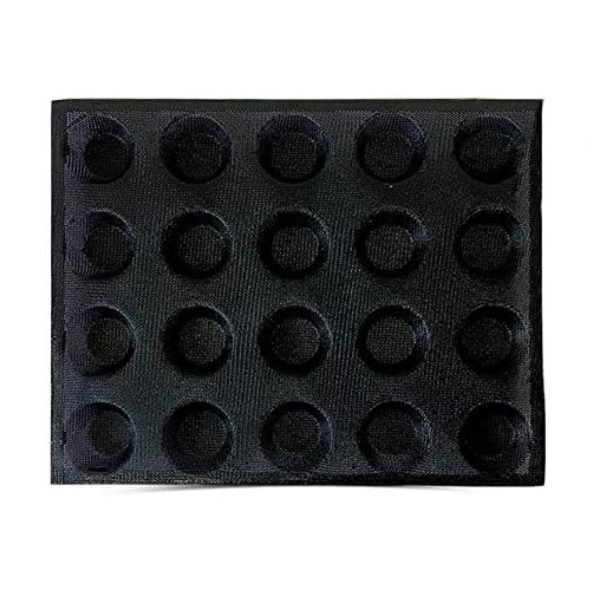 Silikonform Mit 20 Mulden, Mini-kuchen-/pizzaform, Hamburger-/brotform, Antihaft-backblech
