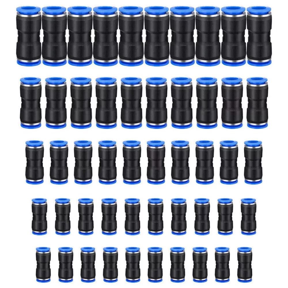 50 Gerade Pneumatische Schnellkupplungen Für Druckluftleitungen. - 50 Gerade Pneumatische Schnellkupplungen Für Druckluftleitungen.