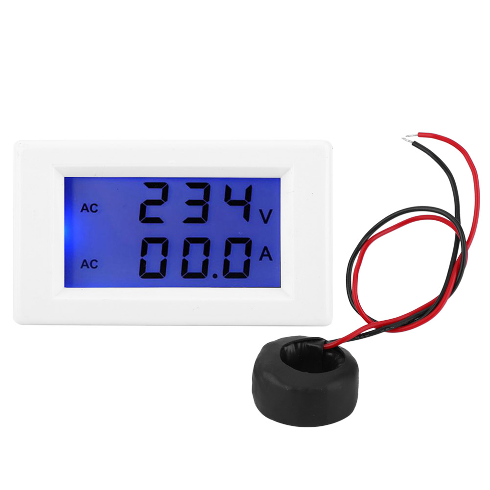 D85-2042 Elektrisches Messgerät Mit Doppelanzeige, Amperemeter/voltmeter, Ac 80–300 V, 0,1–100 A
