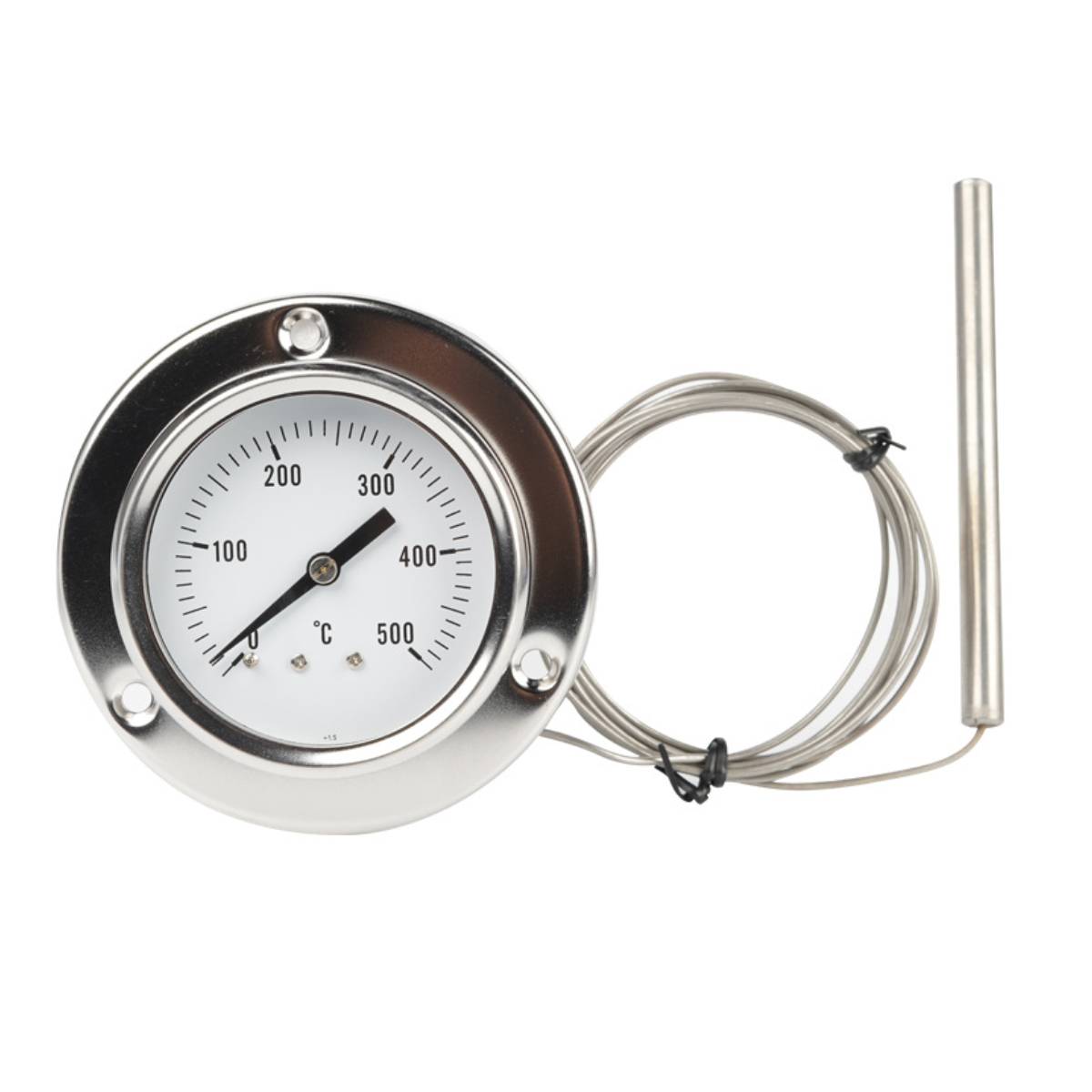 Edelstahlthermometer 0-500° Für Pizzaöfen, Grills, Holzöfen Usw. - Edelstahlthermometer 0-500° Für Pizzaöfen, Grills, Holzöfen Usw.