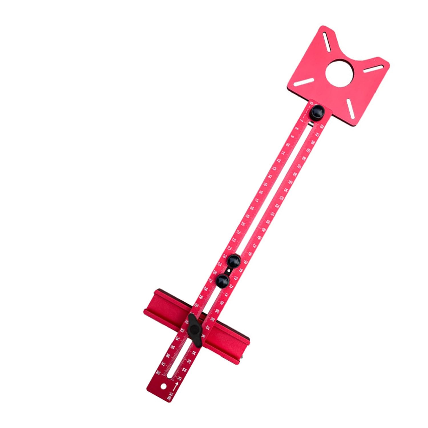 3-in-1-fräsnutenhalter Mit Geschlitzter Fräskante, Verstellbarer 3-in-1-fräsnutenhalter Für Oberfräsen, Tragbarer Holzfräser, Für Die Holzbearbeitung