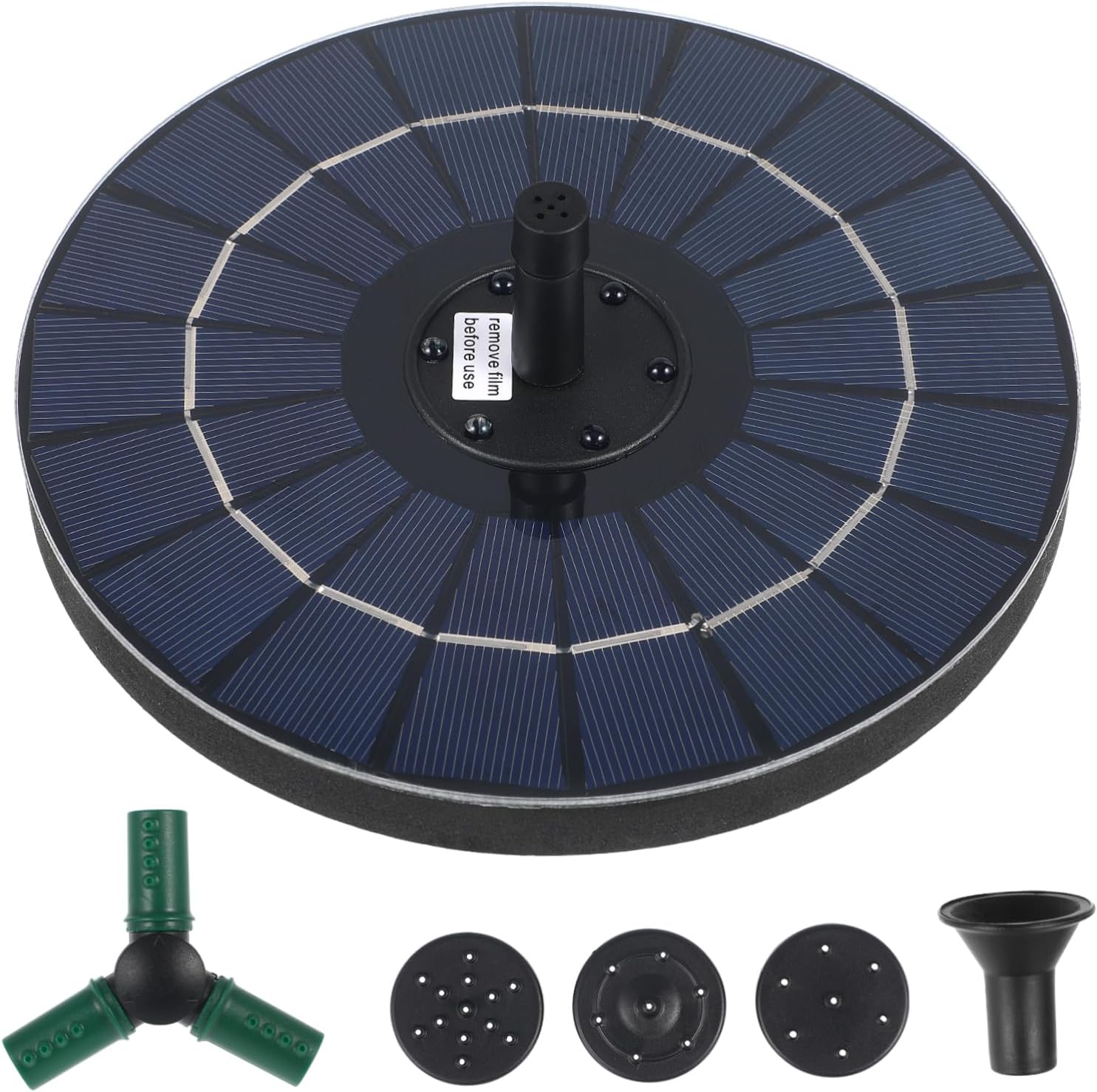 Schwimmender Solarbrunnen Für Gartenteiche, 18 Cm, 4 W, Rgb-beleuchtung, Solarpumpe, Vogeltränke, Außendekoration