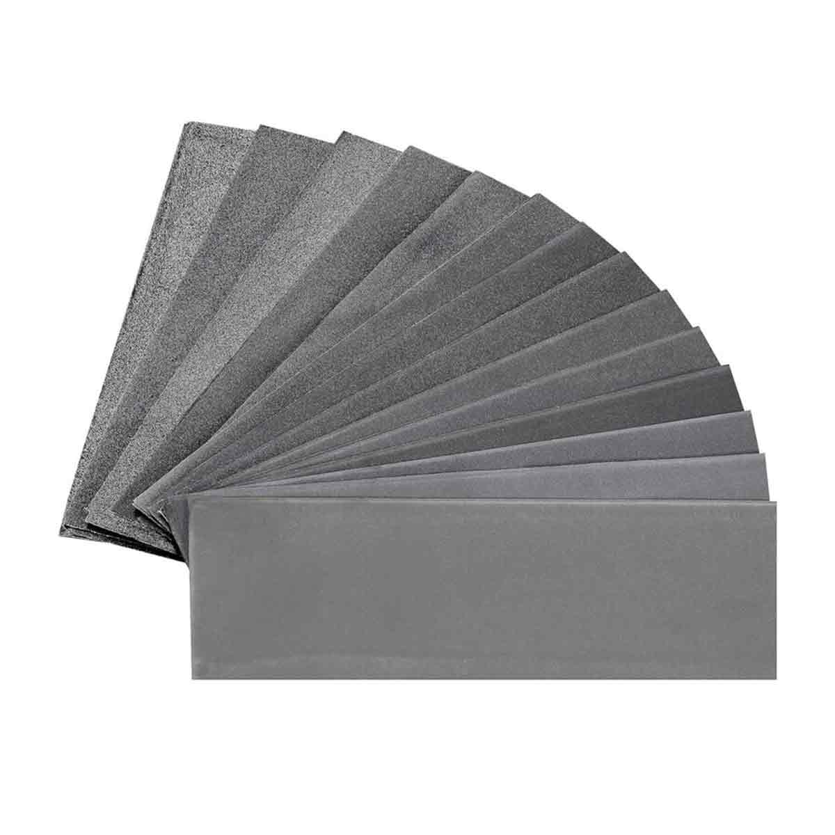 9 X 3,6 Zoll Schleifpapier – Körnung 120 Bis 3000 – 42 Blatt – Zum Polieren Von Metall Und Holz – Siliziumkarbid