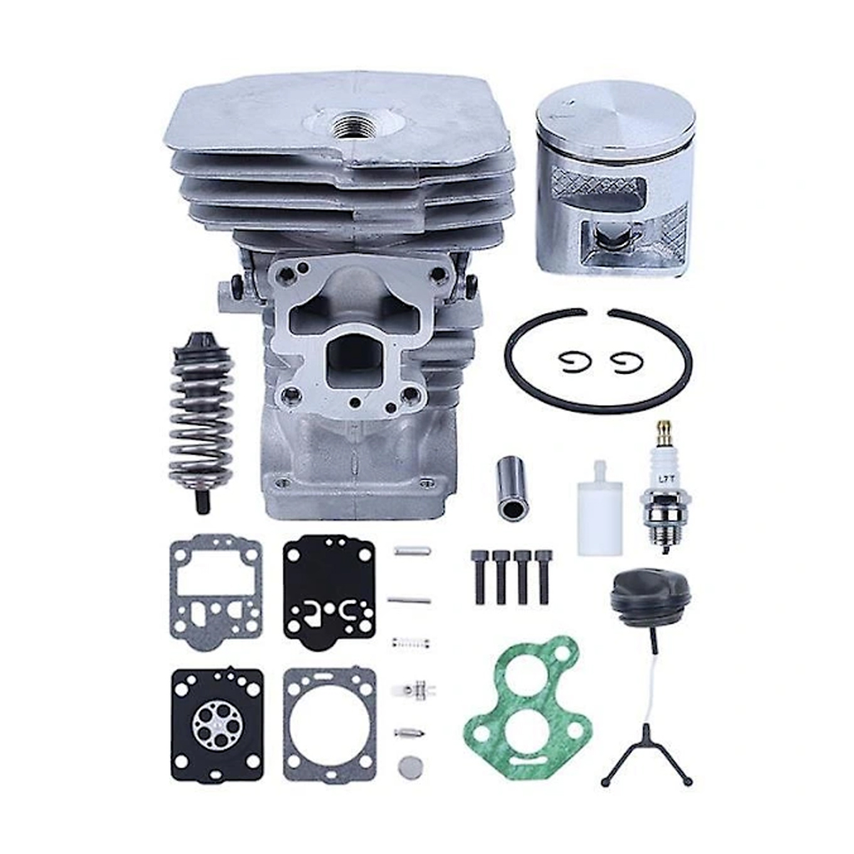 Zylinder-, Kolben- Und Zündkerzensatz – Robuste Konstruktion Für Zuverlässige Leistung, Kompatibel Mit Kettensägen Der Serien 435, 435e, 440 Und 440 Ii. Ideal Für Reparaturen.