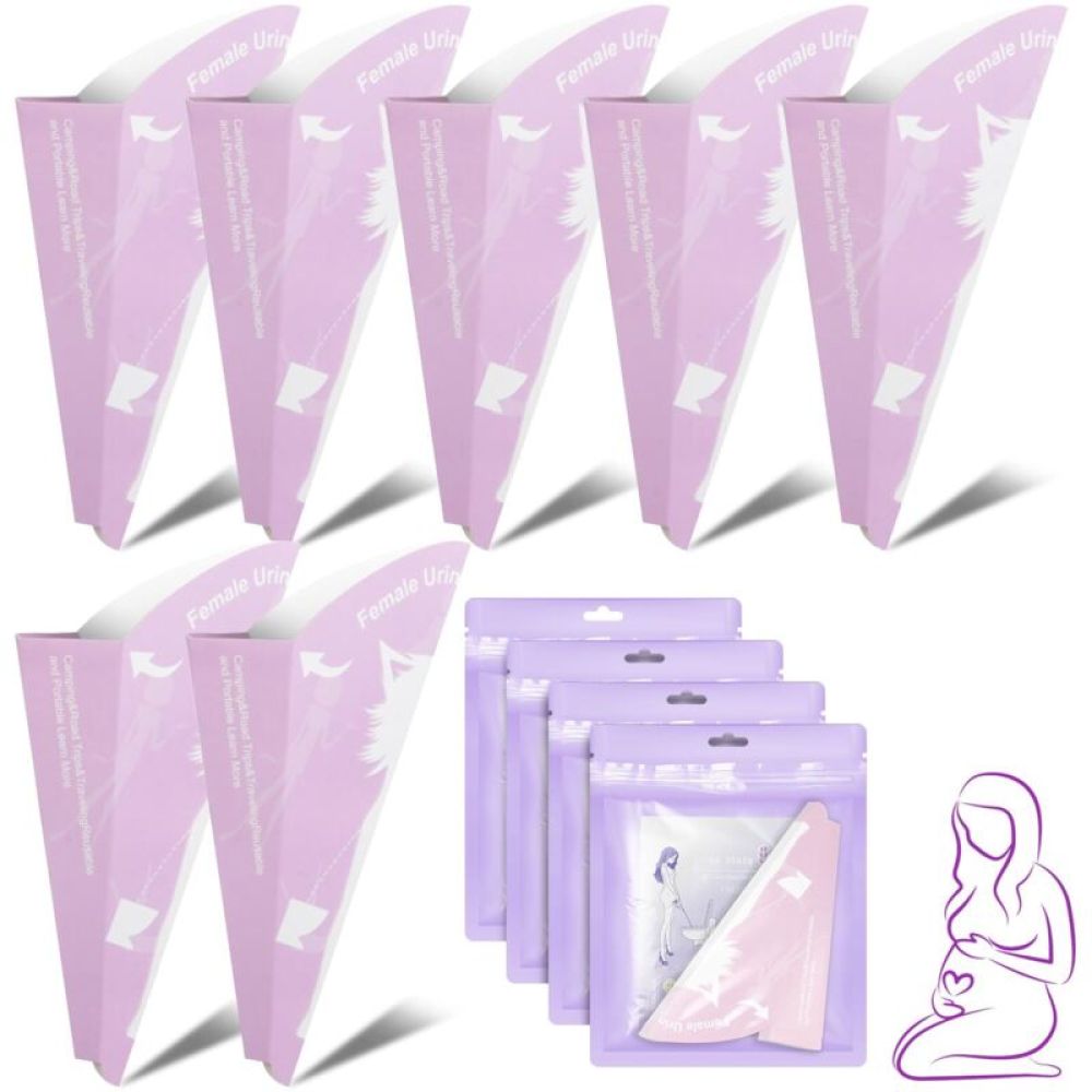 Urinal Für Frauen, 40 Stück, Trichterförmiges Urinal Für Frauen, Tragbare Damentoiletten-urinale, Einweg-urinalpapier, Tragbares Urinal