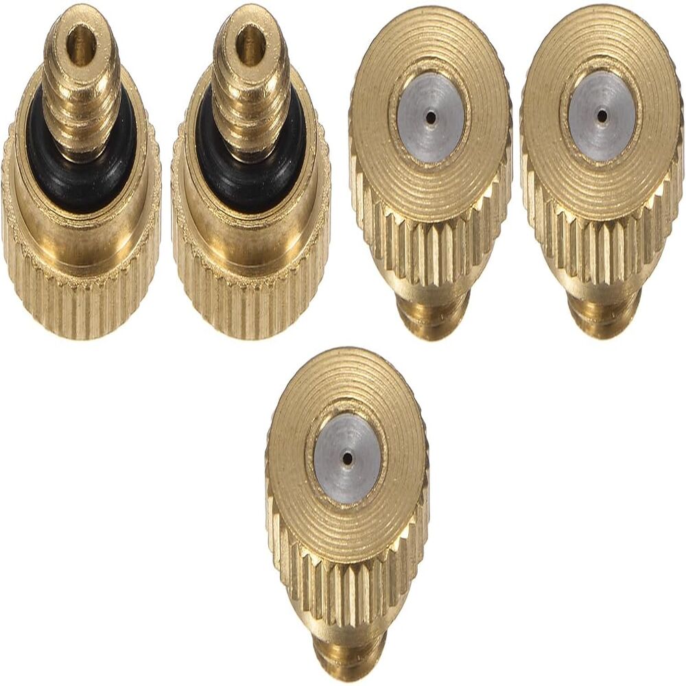 Sprühdüsen Aus Messing, 0,1 Mm Öffnung, 10/24 Unc-gewinde, Mit O-ring Für Kaltsysteme, Niederdruckzerstäubung – 0,6 Mm