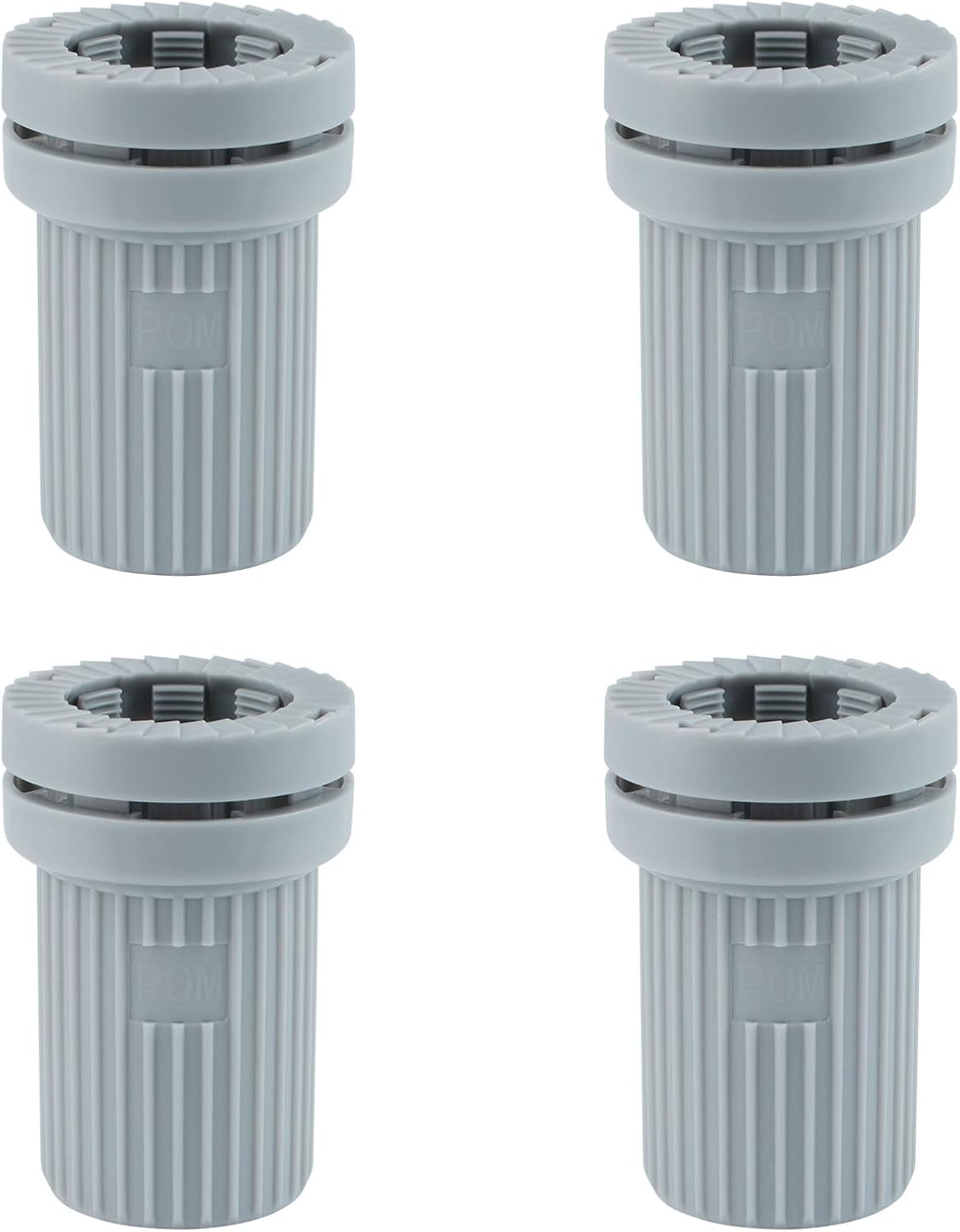 Set Mit 4 Befestigungsmuttern Für Wasserhähne, Schnellverschluss-kunststoff-sicherungsmuttern Für Warm- Und Kaltwasserleitungen (schrauben Nicht Im Lieferumfang Enthalten)