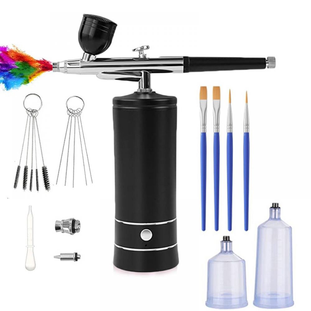 Mini-airbrush-set Mit Kompressor Und Elektrischer Mini-farbpistole - Mini-airbrush-set Mit Kompressor Und Elektrischer Mini-farbpistole
