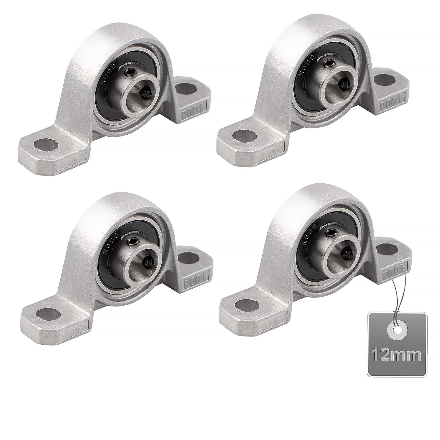 Stehlager, Lagergehäuse, Kugellager, Zinklegierungslager, Stehlager, Kugellager, Mit Massivem Gusseisensockel (größe: 12 Mm)