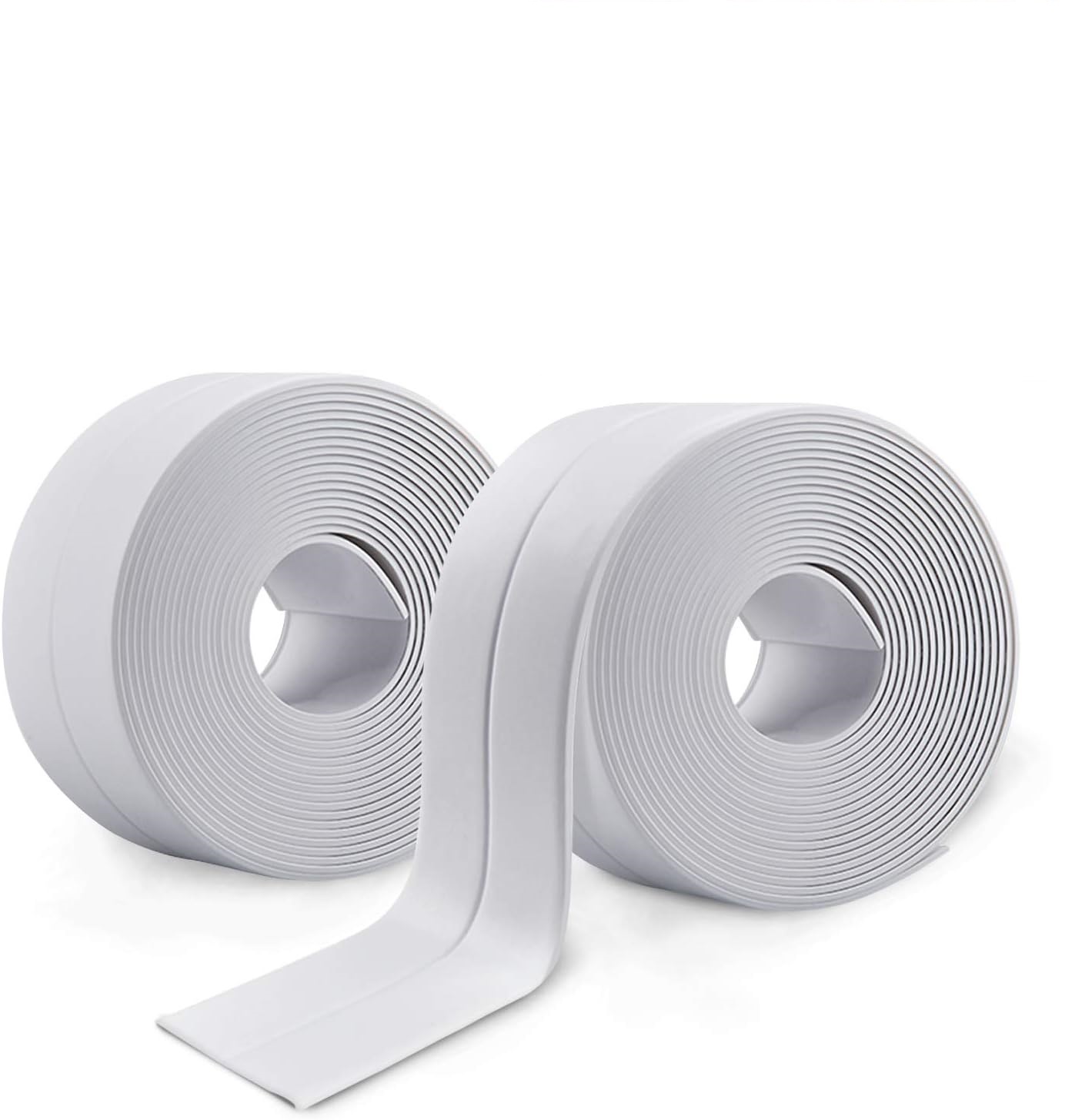 Selbstklebende, Wasserdichte Dichtungsbandrollen, Pvc-wanddichtungsband Für Duschen, Toiletten, Küchen Und Badezimmer (weiß)