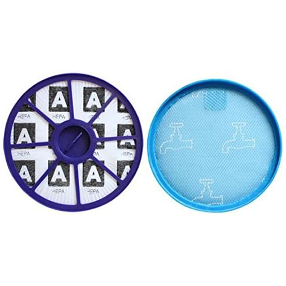 2er-pack Waschbare Filter Für Dyson Staubsauger Dc19, Dc19t2, Dc20, Dc21, Dc29 – Blau