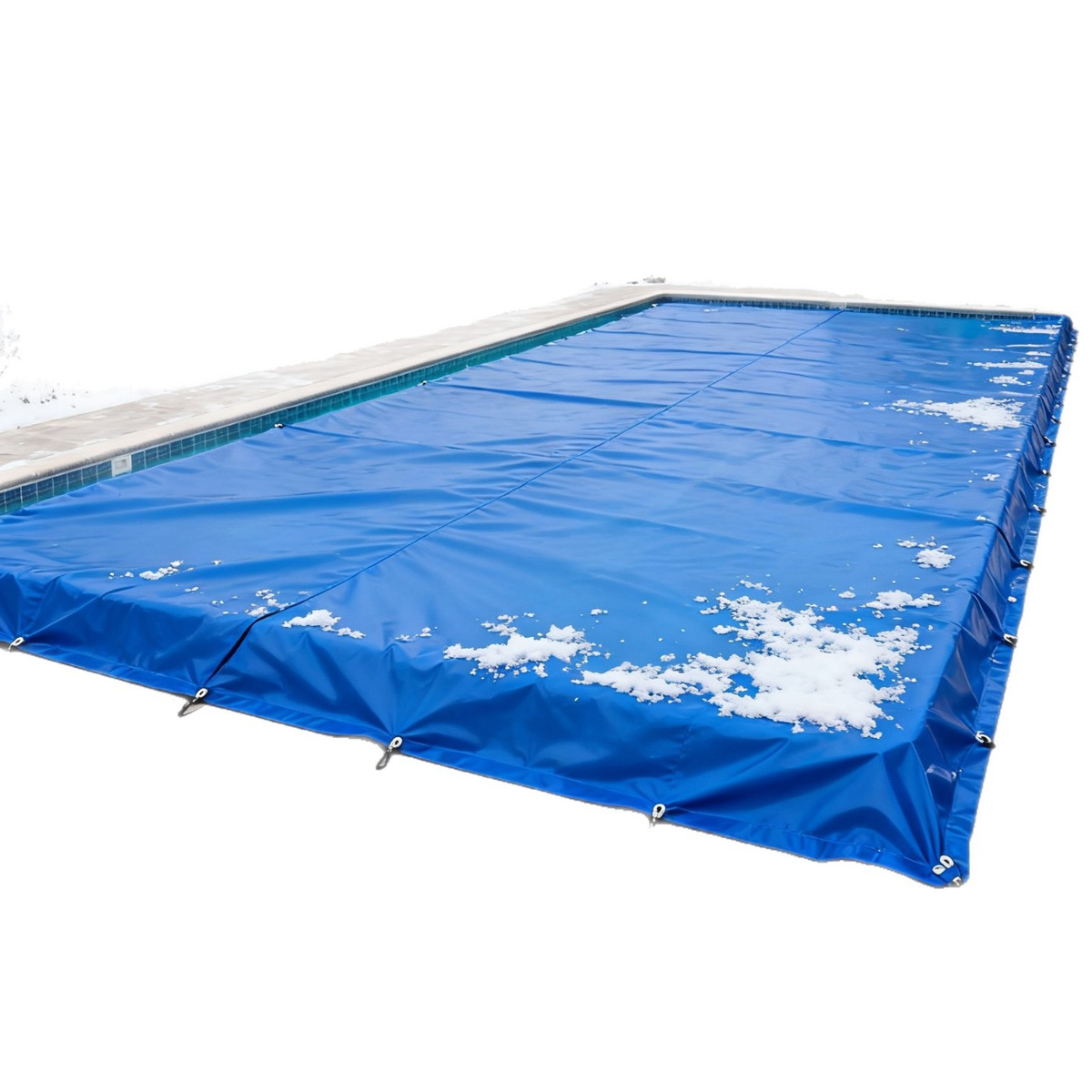 Comefolife Aufblasbare Poolabdeckung, Blau, Rechteckig, Polyethylen, Für Aufstellpools – Aktionsangebot