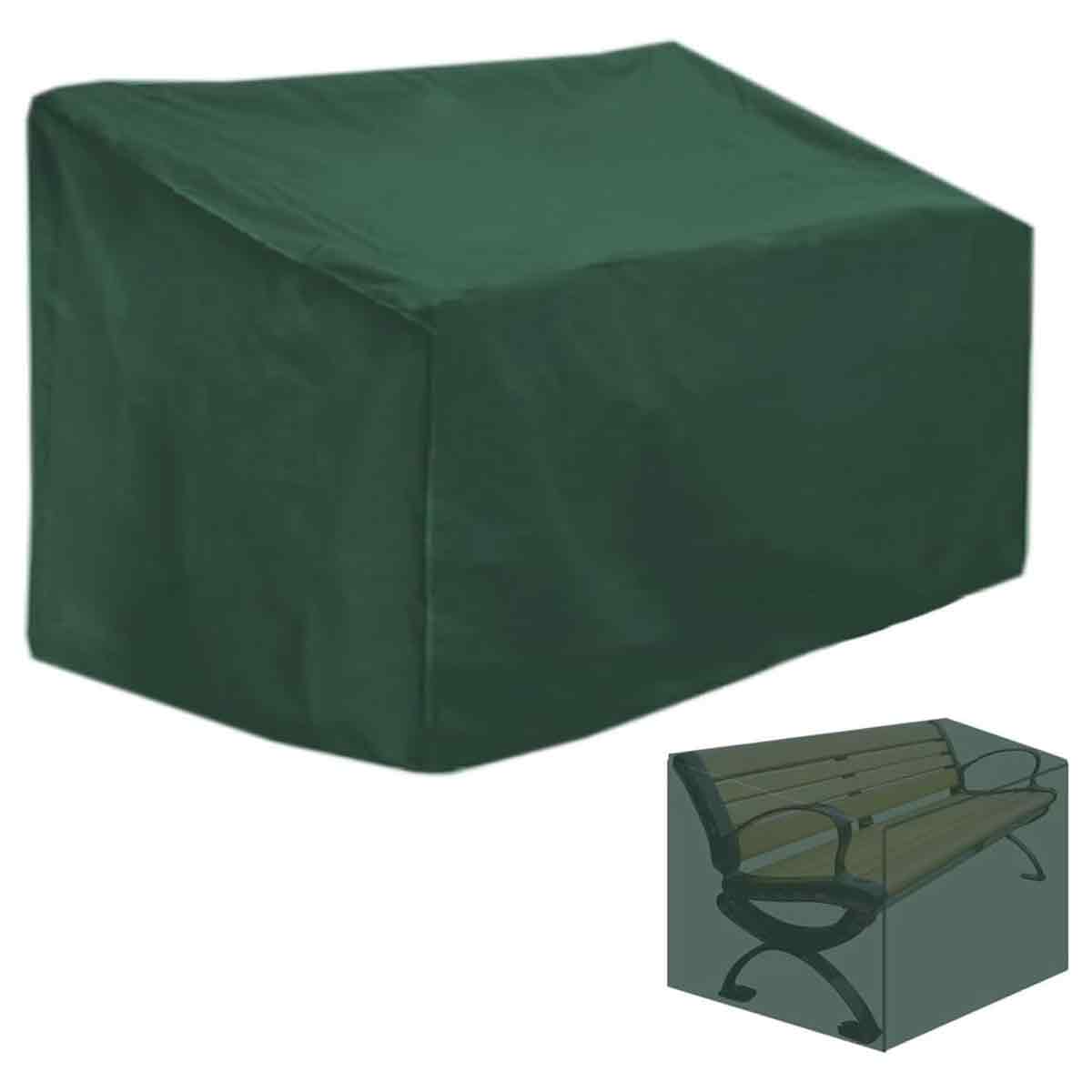 Schutzhülle Für Gartenbank – Wasserdichte Abdeckung – 2-sitzer, Wasserdicht, Winddicht, Uv-beständig, 210d Oxford-polyester