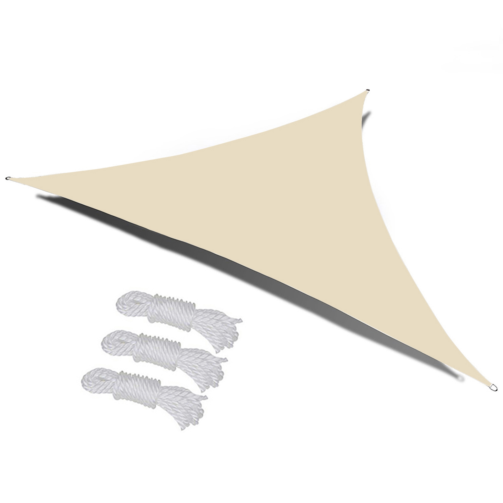 Strapazierfähiges Sonnensegel Aus Polyester Mit Schnallen Aus Edelstahl 304 Für Garten, Hof Und Carport