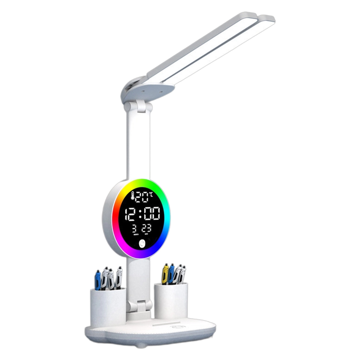 Qiyao – Led-schreibtischlampe Für Kinder – Dimmbar Mit Usb-ladefunktion – Touch-bedienung – Einstellbare Helligkeit – Weiches, Flimmerfreies Licht