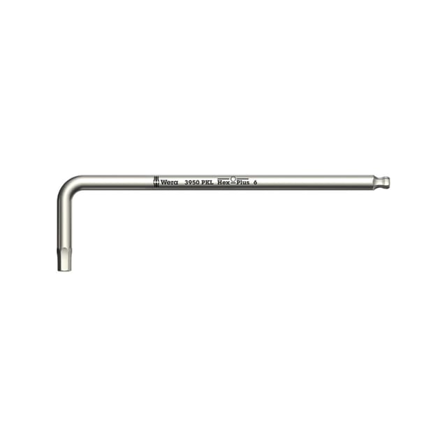 Hex-Plus 6kt.-Winkelschraubendreher Stainless, 6 mm - Wera