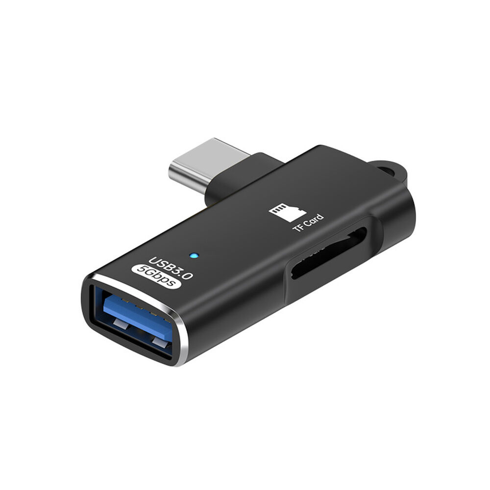 Sstrwgood 2-in-1 Universal-usb-c-adapter Mit Otg, Tf/microsd-kartenleser, Usb 3.0, Für Mobiltelefon, Computer Und