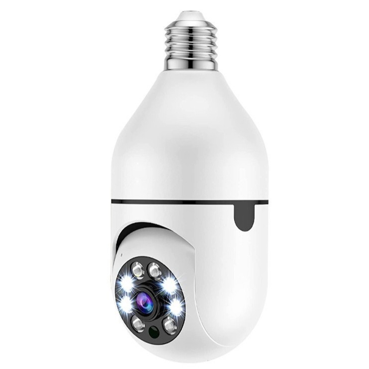 E27 1080p Smart-home-überwachungskamera Mit Farb-infrarot-nachtsicht Und 2,4-ghz-/5-ghz-wlan