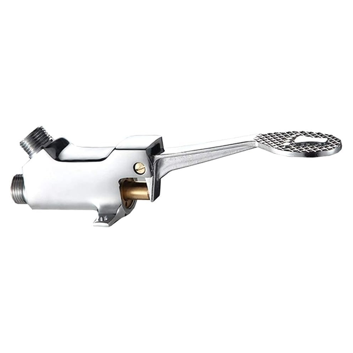 Bodenmontiertes Pedalventil Aus Poliertem Chrom - Bodenmontiertes Pedalventil Aus Poliertem Chrom