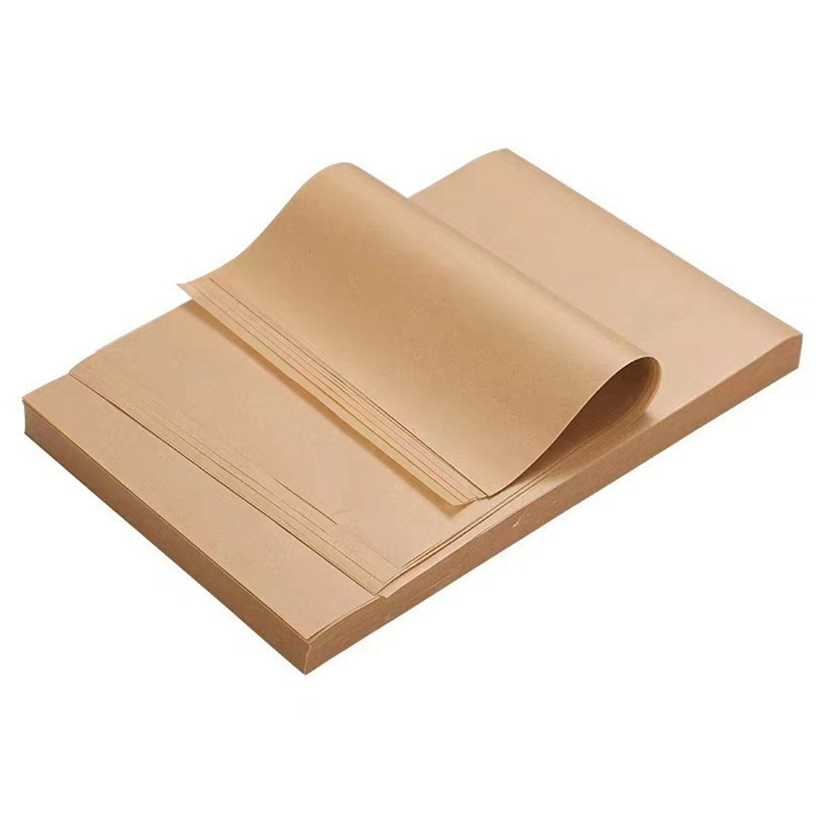 100 Blatt Lebensmittelechtes, Saugfähiges Einwegpapier, Ideal Zum Trennen Von Frittierten Und Gebackenen Speisen.