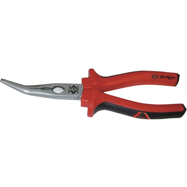 C.k T3907 8 Werkstatt Spitzzange 45° gebogen 200 mm