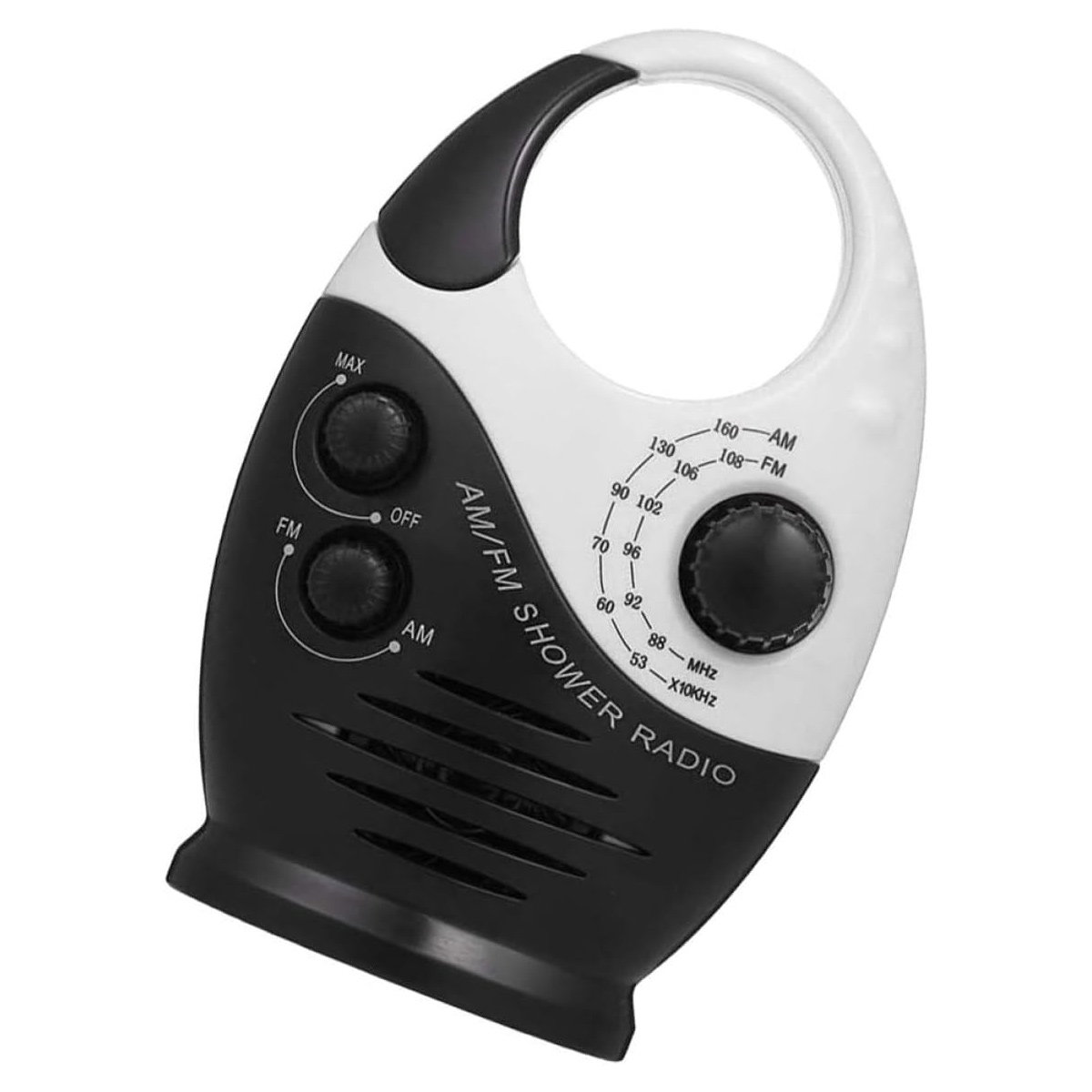 Tragbares Und Wasserdichtes Am/fm-radio Fürs Badezimmer Mit Langer Akkulaufzeit Und Idealer Lautstärke Zum Duschen Und Für Aktivitäten Im Freien.